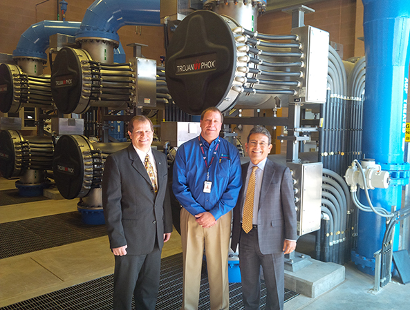 Alan Forrest, Director of Tucson Water, Jeff Biggs, Project Manager and Richard Miranda, Tucson City Manager Alan Forrest, Director of Tucson Water, Jeff Biggs, Project Manager and Richard Miranda, Tucson City Manager